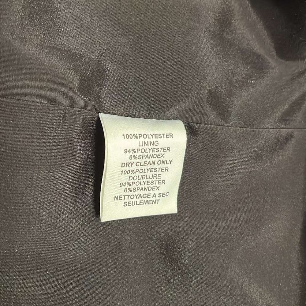 Trina Turk Black Dress w/ Embellishment Size 4 - Picture 8 of 8